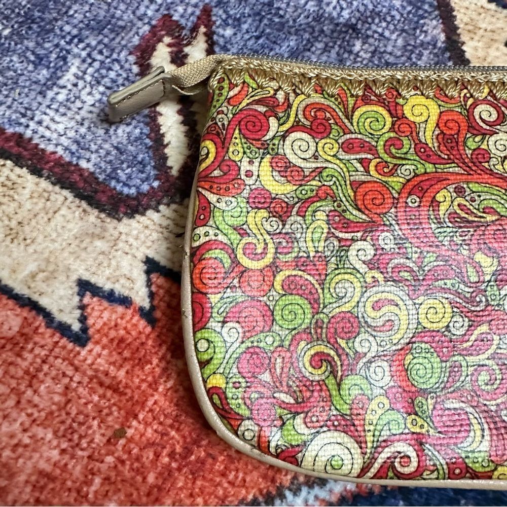 SakRoots small colorful coin purse makeup bag clutch - Picture 7 of 16